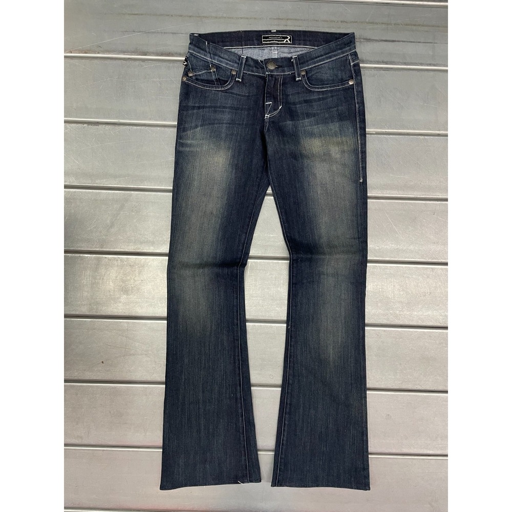 Rock & Republic Kasandra Bootcut Jeans Womens 29x33 Blue Dark Wash‎ Denim Faded
